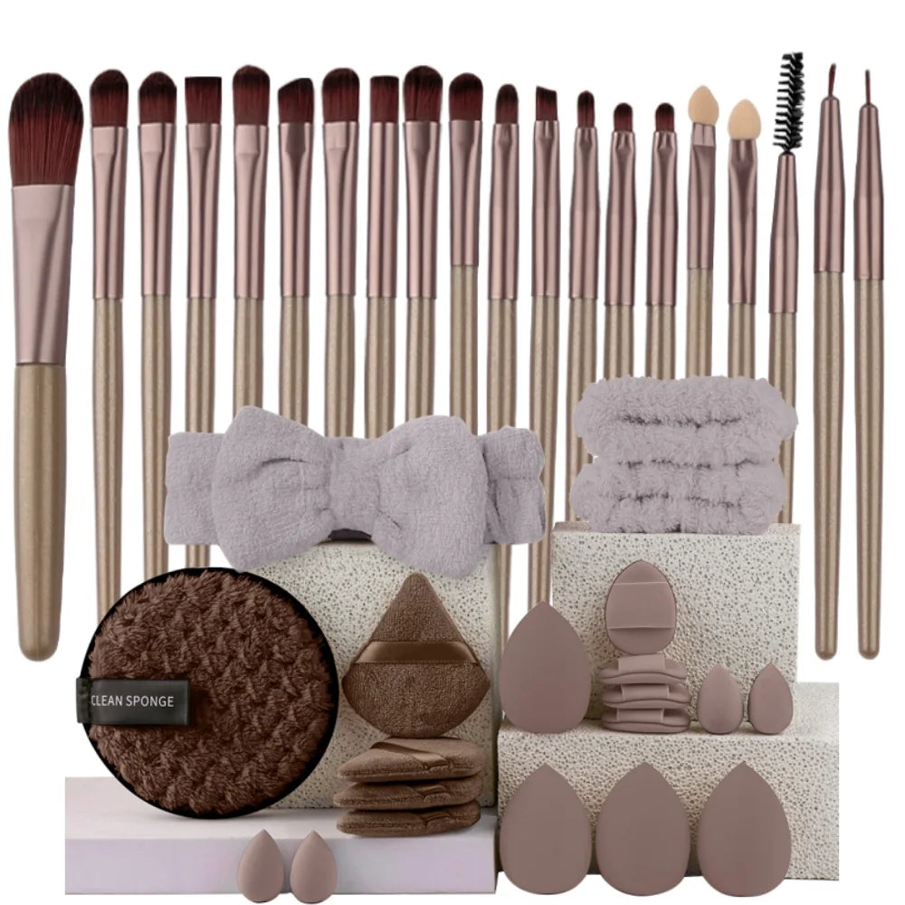 Veloura Pro Makeup Brush Set – Face & Eye Essentials
