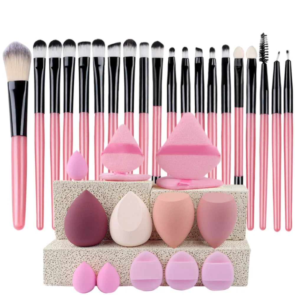 Veloura Pro Makeup Brush Set – Face & Eye Essentials