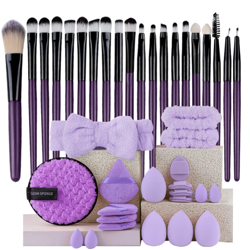 Veloura Pro Makeup Brush Set – Face & Eye Essentials