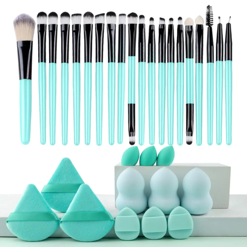 Veloura Pro Makeup Brush Set – Face & Eye Essentials