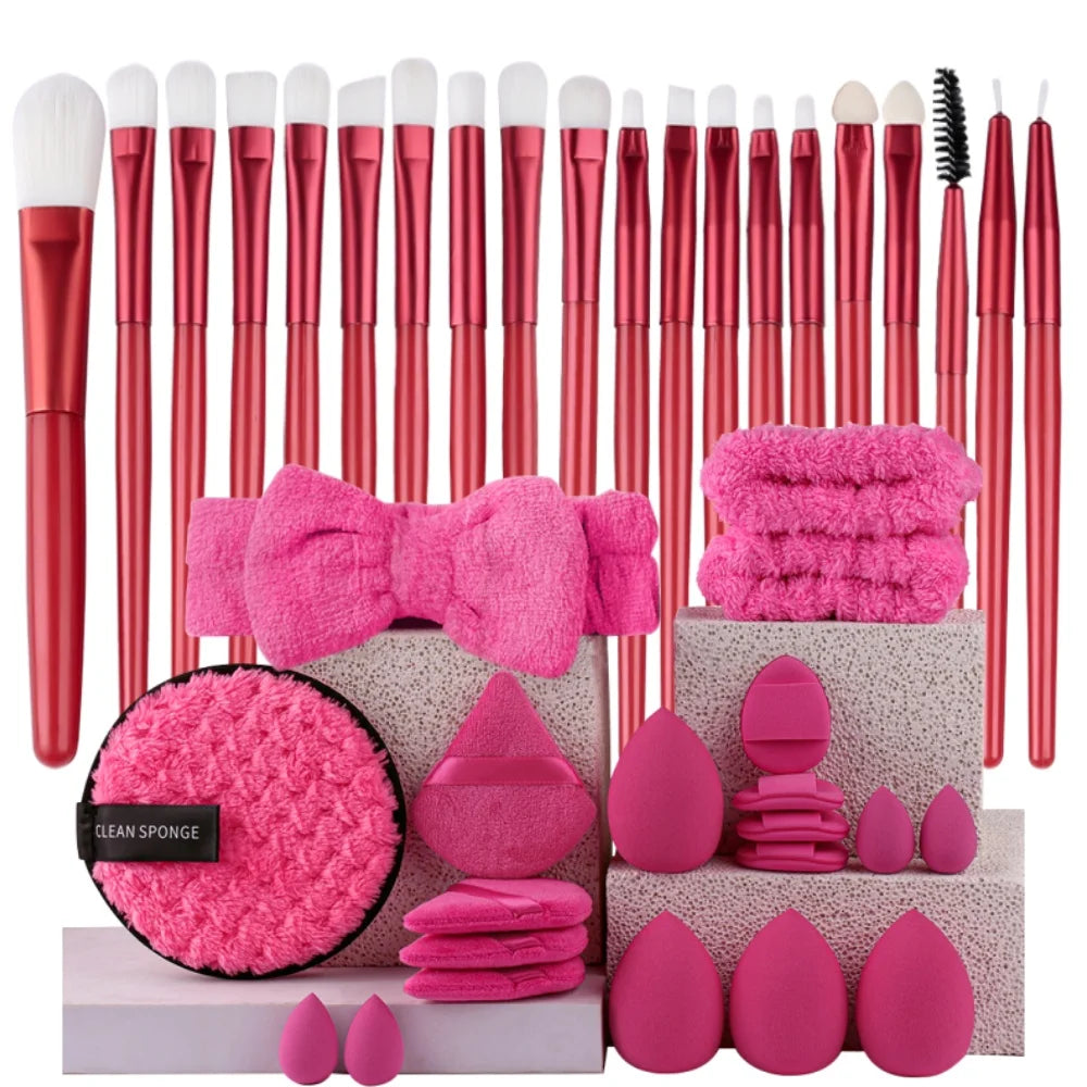 Veloura Pro Makeup Brush Set – Face & Eye Essentials