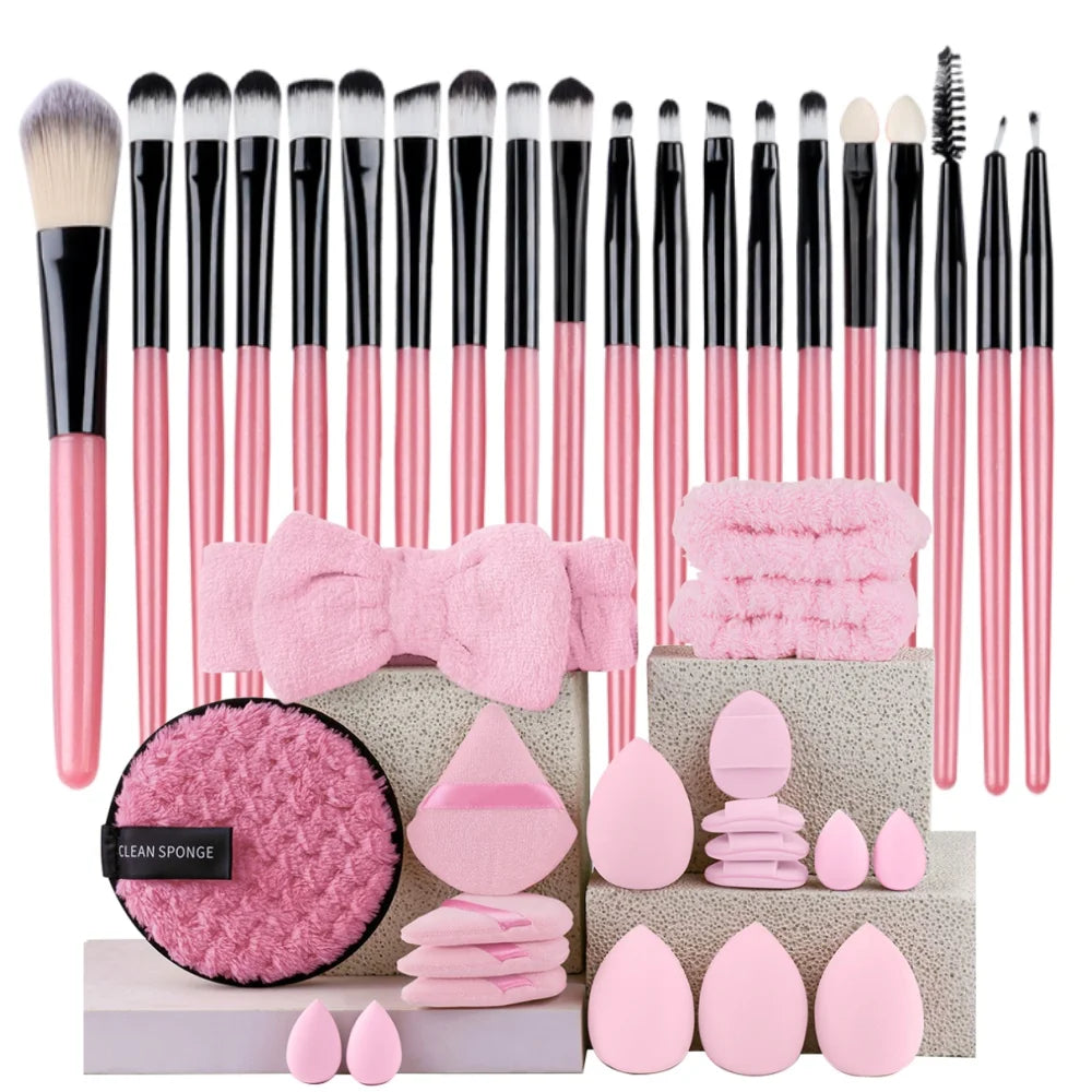 Veloura Pro Makeup Brush Set – Face & Eye Essentials