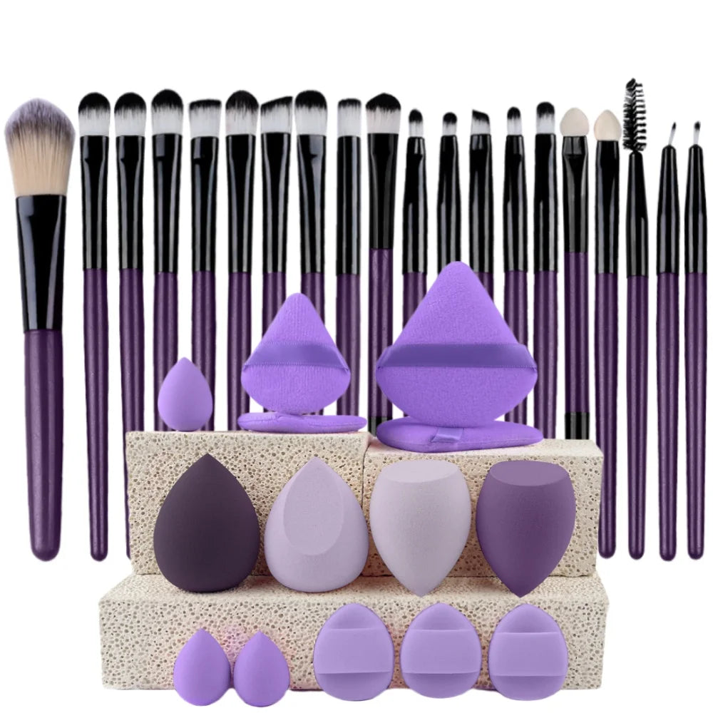 Veloura Pro Makeup Brush Set – Face & Eye Essentials