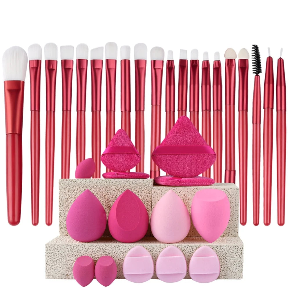 Veloura Pro Makeup Brush Set – Face & Eye Essentials