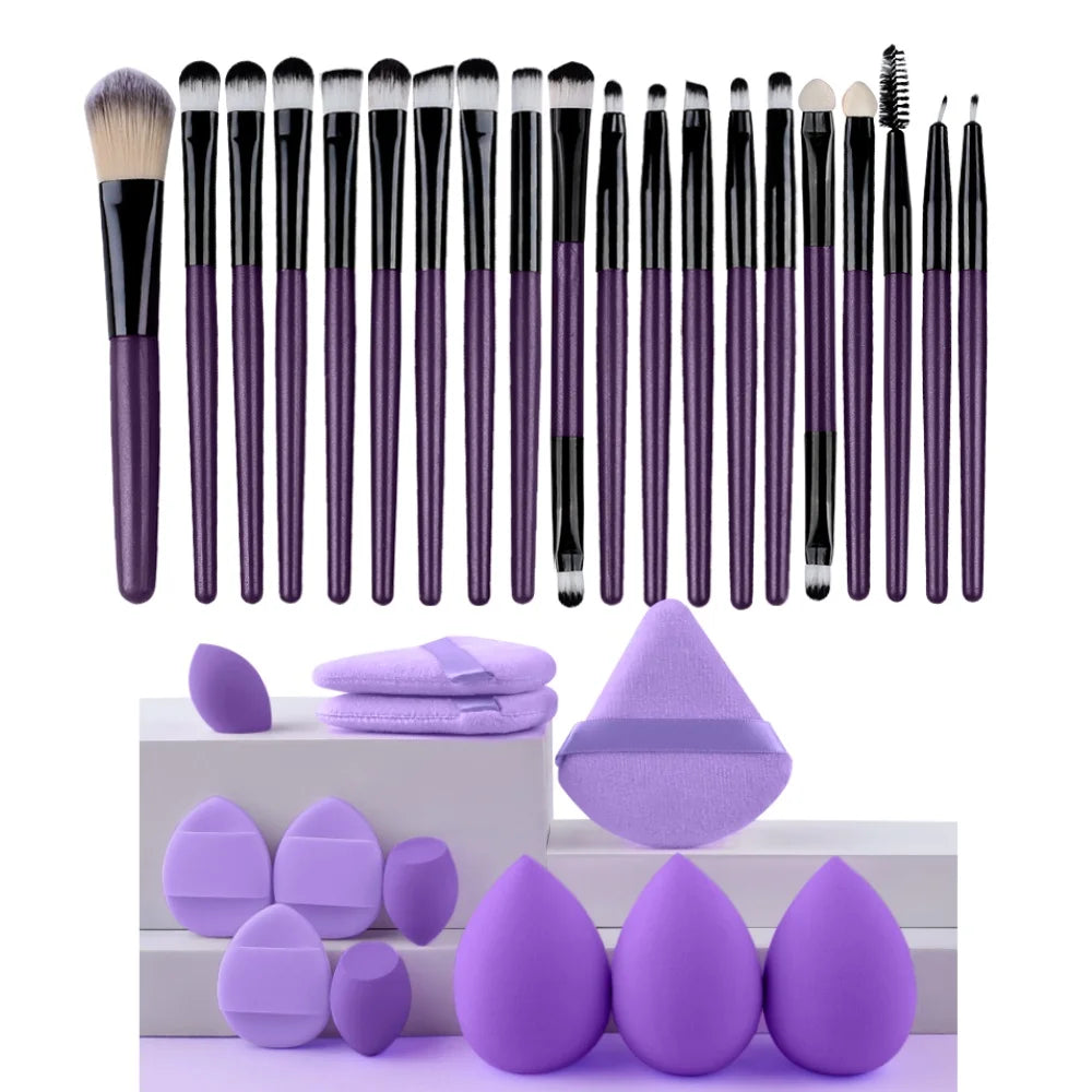 Veloura Pro Makeup Brush Set – Face & Eye Essentials