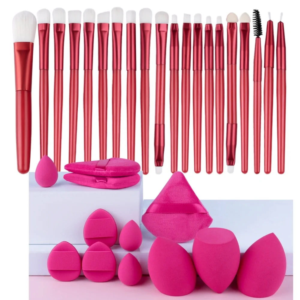 Veloura Pro Makeup Brush Set – Face & Eye Essentials
