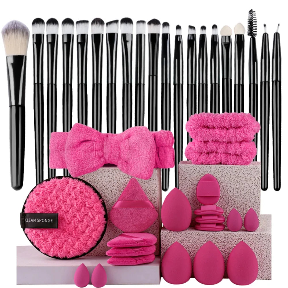 Veloura Pro Makeup Brush Set – Face & Eye Essentials